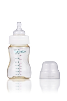 Бутылочка для кормления Mamajoo Gold М, 6+ мес., 250 мл, 2 шт. (MMJ1622) - Pampik - 2