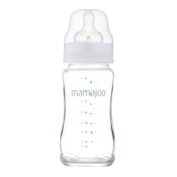 Пляшка для годування Mamajoo М, 6+ міс., 240 мл (MMJ4418) - Pampik