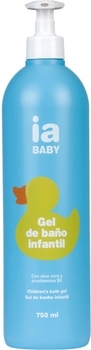 Детский смягчающий гель для купания Interapothek без красителей и парабенов, 750 мл - Pampik
