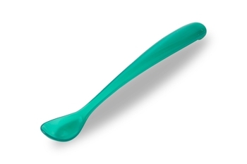 Набір ложок Mamajoo з контейнером, зелений з білим, 2 шт. (MMJ2773) - Pampik