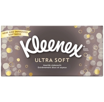 Серветки універсальні Kleenex Ultrasoft, в коробці, 72 шт. - Pampik - 2