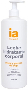 Зволожувальний крем-молочко для тіла Interapothek з екстрактом вівса, з дозатором, 750 мл - Pampik
