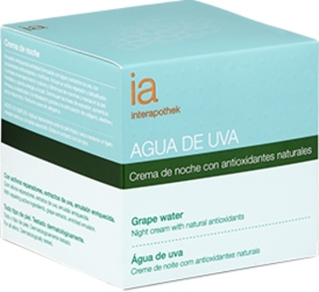 Нічний живильний крем Interapothek з Виноградною водою, 50 мл - Pampik