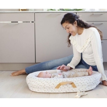 Матрац-кокон Voksi Baby Nest Premium White Flying, 91х53 см, білий (11008156-White-Flying) - Pampik - 3