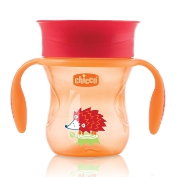 Поїльник-непроливайка Chicco Perfect Cup, 200 мл, помаранчевий (06951.30.02) - Pampik - 2