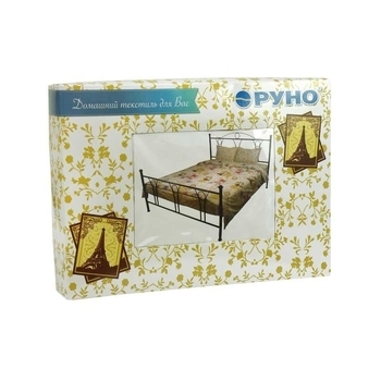 Комплект постільної білизни Руно Paris, сатин, 215х143 см, бежевий (1.137К_Paris) - Pampik - 2