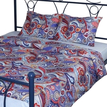 Комплект постільної білизни Руно, бязь, 215х143 см, фіолетовий (1.116_Шахерезада) - Pampik