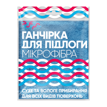 Тряпка для пола из микрофибры Добра Господарочка, 50 х 60 см, 1 шт. - Pampik