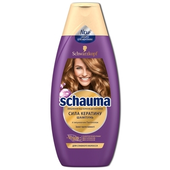 Шампунь Schauma Сила кератину, 400 мл - Pampik