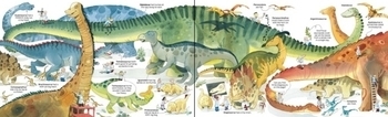 Детская книга Usborne Большая книга динозавров, англ. язык - Pampik - 2