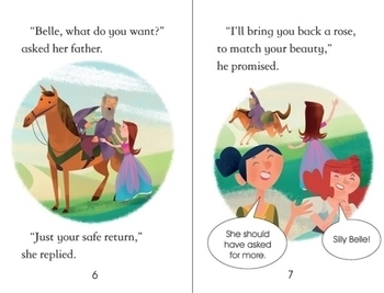 Детская книга Usborne Красавица и чудовище, англ. язык - Pampik - 3