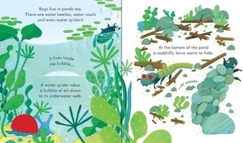 Детская книга Usborne Внутри дома насекомых, англ. язык - Анна Милбурн - Pampik - 2