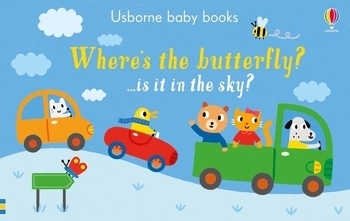 Детская книга Usborne Где бабочка?, англ. язык - Сэм Тэплин - Pampik