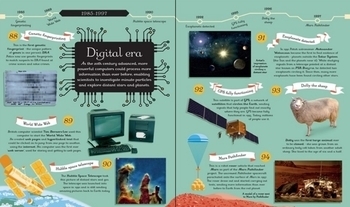 Детская книга Usborne История науки в 100 картинках, англ. язык - Эбигейл Уитли - Pampik - 3