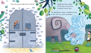 Детская книга Usborne В зоопарке, англ. язык - Анна Милбурн - Pampik - 4