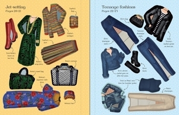 Дитяча книга Usborne Книга з наклейками моди 1970-х, англ. мова - Емілі Боун - Pampik - 4