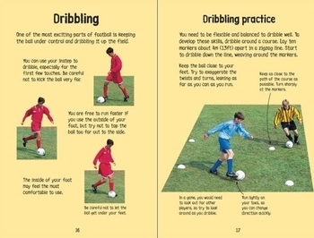 Дитяча книга Usborne 50 футбольних навичок, англ. мова - Pampik - 3