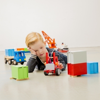 Навантажувач New Classic Toys, червоний (10920) - Pampik - 4