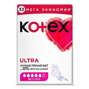 Гігієнічні прокладки Kotex Ultra Net Quadro Super, 32 шт. - Pampik - 3