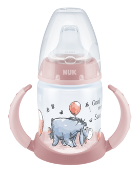 Поїльник з ручками Nuk First Choice Disney, з силіконовою насадкою, 150 мл, рожевий (10215267/2) - Pampik