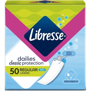 Щоденні прокладки Libresse Classic Protection Deo, 50 шт. - Pampik