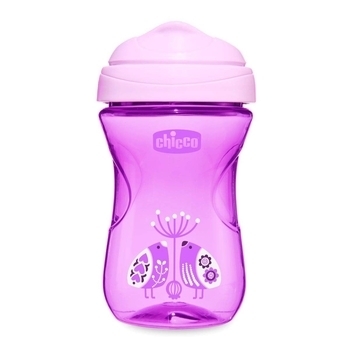 Поильник-непроливайка Chicco Easy Cup, 12+ міс., 266 мл, фіолетовий (06961.10.04) - Pampik