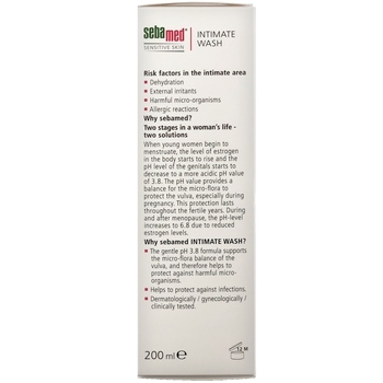 Гель для интимной гигиены Sebamed Feminine Intimate Wash pH 3.8, 200 мл - Pampik - 3