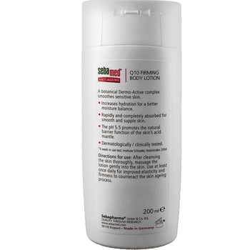 Антивіковий лосьйон для тіла Sebamed Anti-Ageing Q10 Firming Body Lotion, 200 мл - Pampik - 3