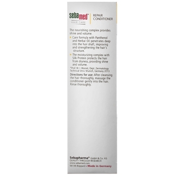 Кондиціонер для волосся Sebamed Sebamed Classic Hair Repair Conditioner Відновлюючий, 200 мл - Pampik - 5