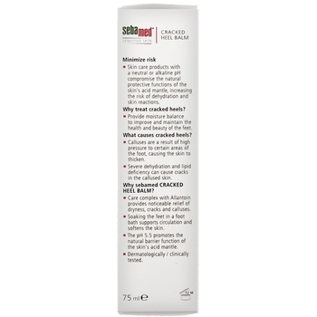 Бальзам проти тріщин на ступнях Sebamed Sensitive Skin Cracked Heel Balm, 75 мл - Pampik - 5