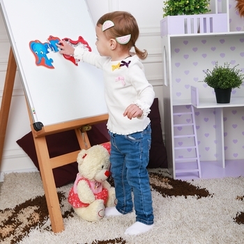 Магнітні бебі пазли Vladi Toys Слонік та зебрик, 8 елементів (VT3208-12) - Pampik - 6