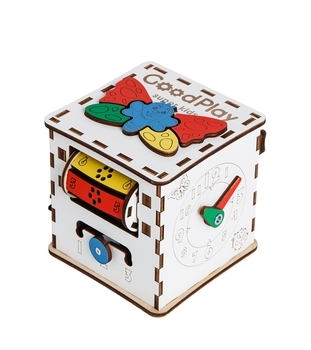 Розвиваючий бізікуб GoodPlay ecoToy Міні (K001) - Pampik - 9