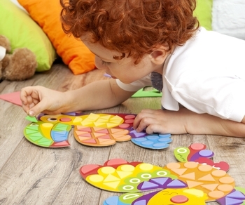 Набор для творчества Vladi Toys Мягкая фигурная мозаика. Пеликан, укр (VT4511-02) - Pampik - 6