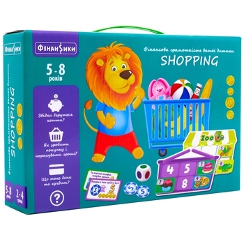 Настільна гра Vladi Toys Граємо у крамничку, укр. (VT2312-06) - Pampik