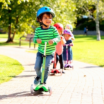 Самокат Micro Mini Deluxe, зеленый (MMD002) - Pampik - 12