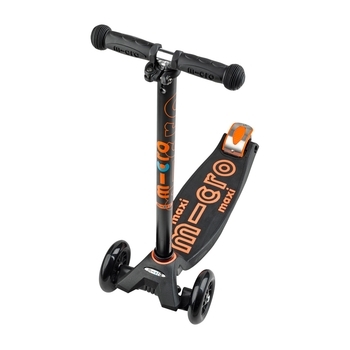 Самокат Micro Maxi Deluxe, чорний (MMD020) - Pampik