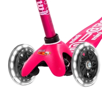 Самокат Micro Mini Deluxe LED, розовый (MMD075) - Pampik - 9