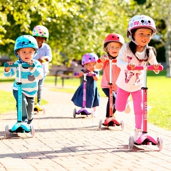 Самокат Micro Mini Deluxe LED, розовый (MMD075) - Pampik - 11