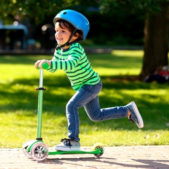 Самокат Micro Mini Deluxe, зеленый (MMD002) - Pampik - 13