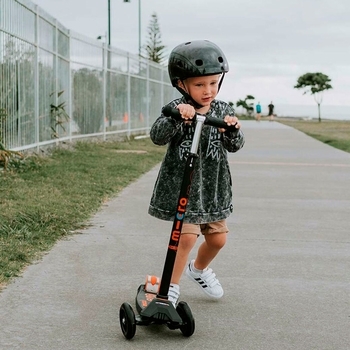 Самокат Micro Maxi Deluxe, чорний (MMD020) - Pampik - 7