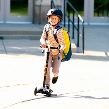 Самокат Micro Maxi Deluxe, чорний (MMD020) - Pampik - 9