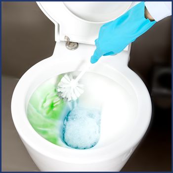 Очищувальний гель для унітаза Bref Колор Актив+ Захист від бруду Лаванда, 700 мл - Pampik - 3