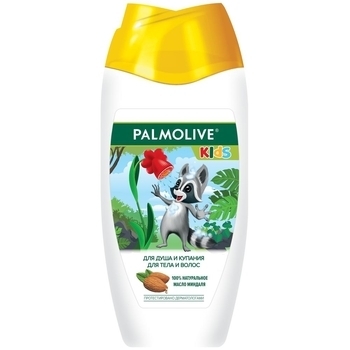 Гель для душу і купання Palmolive, з мигдалем, для тіла і волосся, для дітей від 3 років, 250 мл - Pampik - 2