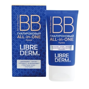 Гиалуроновый ВВ-крем Librederm All in One, 50 мл - Pampik