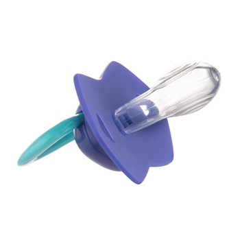 Силіконова симетрична пустушка Canpol babies Neon love, 18+ місяців, 2 шт., блакитний (22/654_blu) - Pampik - 5