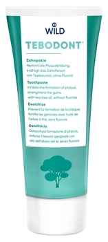 Зубна паста Dr. Wild & Co. AG Tebodont з олією чайного дерева Melaleuca Alternifolia, без фториду, 75 мл (11.3489) - Pampik