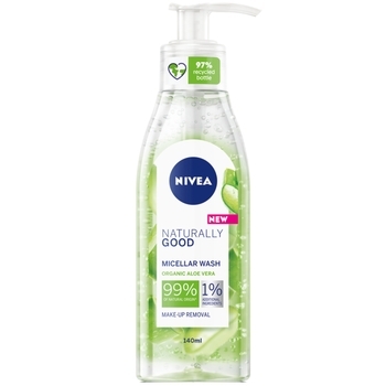 Міцелярний гель Nivea Naturally Good для вмивання, 140 мл - Pampik