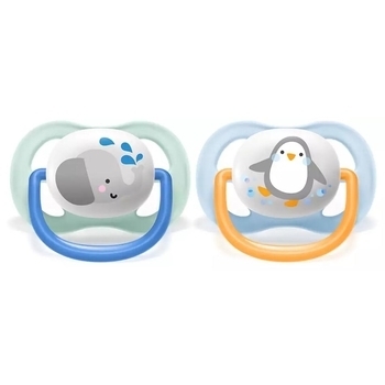 Пустушка Philips Avent Ultra Air Animal для хлопчика, 0-6 місяців, 2 шт. (SCF080/05) - Pampik - 4