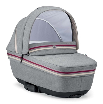 Універсальна коляска 2 в 1 Cam Techno Milano, рама срібло, сірий зі смужкою (805T/V94/978/553K) - Pampik - 6