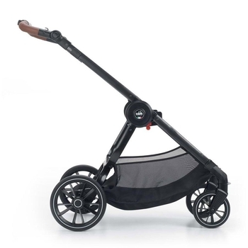 Универсальная коляска 2 в 1 Cam Techno Milano, рама черный карбон, серый с полоской (805T/V98/978/553K) - Pampik - 3